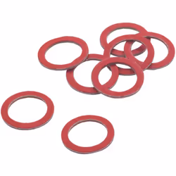 - Joint plat en fibre rouge pour intérieur de raccord - température utilisation : mini 0 °C / maxi +70 °C - application : eau ...
