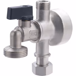 - se visse entre l'arrivée d'eau et le flexible de robinet eau froide - permet de raccorder sur l'installation existante un l ...