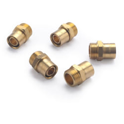 Noyon&thiebault - Raccord mâle à glissement pour tube per Ø16 - M15x21 (1/2) x5 raccords