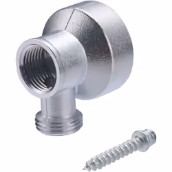 - pour la fixation d'un robinet G1/2 - raccordement mâle G1/2 à l'alimentation - décallage avec jupe haute, permettant plus d ...