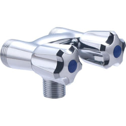 Noyon&thiebault - Robinet double droit chapeau pour machine à laver