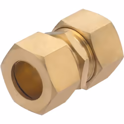 Jonction égale Bicône pour tube en cuivre écroui de diamètre 18 mm Il permet de relier entre eux deux tubes en cuivre de diam ...