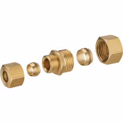 Jonction réduite Bicône pour tubes en cuivre écroui de diamètre 16 mm et 14 mm Il permet de relier un tube en cuivre de diamè ...
