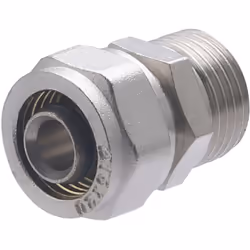 Description générale Le raccord multicouche à compression diamètre 16, mâle 3/8' (12x17) est conçu pour une installation sans ...