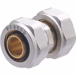 - Raccord multicouche à compression diamètre 20, femelle écrou libre 3/4" (20x27) - Raccord à visser (par compression) sur tu ...