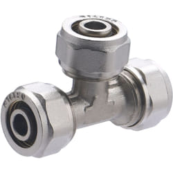 Té égal à compression pour tube multicouche NOYON & THIEBAULT Ø16