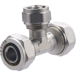 Noyon&thiebault - Té réduit à compression pour tube multicouche Ø20 - Ø16 - Ø20
