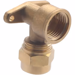- Coude applique femelle 1/2" (15x21) pour tube PER à compression diamètre 16 - Raccord à visser (par compression) sur tube P ...