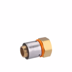 - Raccord à sertir pour tube PER diamètre 20, femelle écrou libre 3/4" (20x27) - Profil de sertissage TH - Outillage nécessai ...