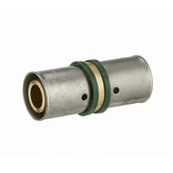 Jonction égale à sertir profil TH pour tube PER NOYON & THIEBAULT - Ø 16 mm Bague à sertir en inox - 3787-16L1