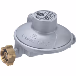 - Détendeur fixe basse pression gros débit pour bouteille de gaz butane 13 kg, Entrée écrou bouteille / sortie mâle 20x150. - ...