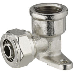 Noyon&thiebault - Coude applique à compression pour tube multicouche Ø20 - F15X21 (1/2)