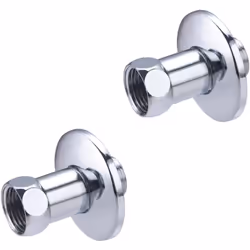- pour raccordement de robinet mural. - raccord droit mâle femelle avec rosace M15x21 F15x21 longueur 40 mm. - photos non con ...