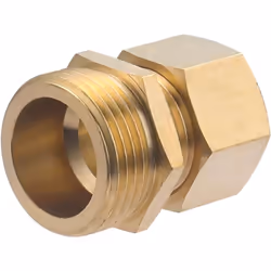 Raccord droit mâle 3/4 (20x27) - Bicône pour tube en cuivre écroui de diamètre 15 mm Il permet de relier un tube en cuivre de ...