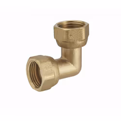 Coude laiton double femelle écrou libre NOYON & THIEBAULT - 8037 - Coude en laiton. visser. Raccordement 90°. Facilité d'inst ...