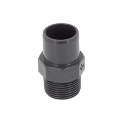 Embout PVC pression mâle-femelle Ø25-20 mâle 20-27 Embout PVC pression mâle-femelle Ø25-20 mâle 20-27, couleur gris foncé. Ca ...