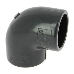Coude PVC pression femelle-femelle 90° Ø40
