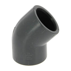 Girpi - Coude pvc pression femelle-femelle 45° Ø32