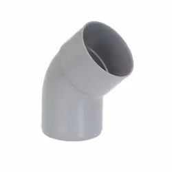 Coude PVC 45° MF.Pour l'évacuation des eaux usées.M à coller - F à coller.Résistance et emboîtement facile. Parfaite étanchéi ...