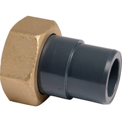 Raccord union PVC pression noir droit - F 1 - Mâle diamètre 25 mm - Girpi