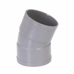 Girpi COUDE 22°30 – Ø 40, PVC, Femelle/Femelle, Gris, 22°, 4 cm, 1 pièce(s)