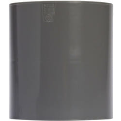 Manchon pvc avec butée intérieure femelle/femelle 40mm
