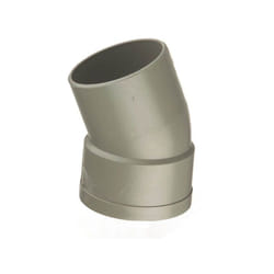 Coude mâle / femelle 22° en pvc Girpi diam. 100 mm