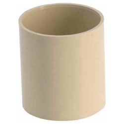 Girpi - Manchon pvc femelle/femelle sable