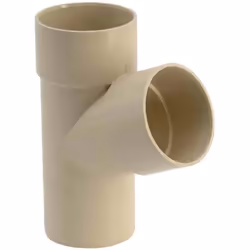 Raccord PVC pour évacuation des eaux pluviales. Caractéristiques générales : Ø (mm) : 80 Couleur : Sable Marque: Girpi