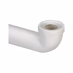 Pipe lisse longue coudé WC: Diamètre départ cuvette: 85 à 107 mm Diamètre: 100 mm Longueur: 350 mm Angle: 90° Raccord: Mâle à ...