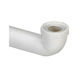 Pipe longue wc mâle femelle Ø100mm 90° blanc - XPWC100L - Girpi