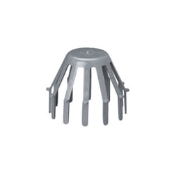 Girpi - Crapaudine Gris Pvc D.100Mm