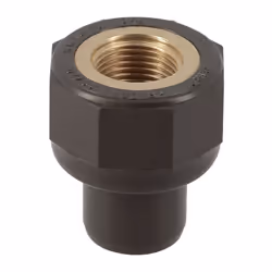 Manchon droit PVC-C pression Pour système HTA Racordement à coller et visser Femelle Mâle Ø 25 / 32 mm Filetage : F 3/4'