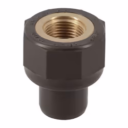 Manchon droit PVC-C pression Pour système HTA Racordement à coller et visser Femelle Mâle Ø 32 / 40 mm Filetage : F 1'