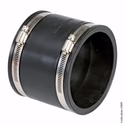 Permet de raccorder des matériaux de nature et/ou diamètres différents Matière principale: PVC Couleur: Noir Produit emballé  ...