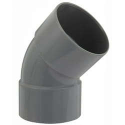 Coude 45° en pvc à coller, femelle / femelle, D100 - Girpi
