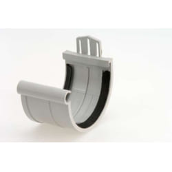 Girpi - Jonction à Joint Pvc Gris Dév.25 Cm