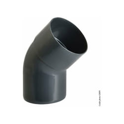 Girpi - Coude 45° mâle / femelle pour gouttière Pcs80a pvc