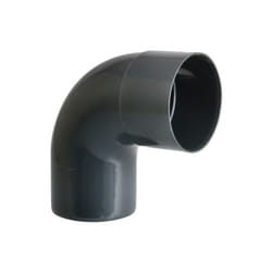 Girpi - Coude 87.3° à coller pvc ardoise Dév.16 cm Diam.50 mm