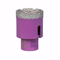 Sidamo - Trépan diamant à sec D42 42mm M14 - 11101462 Trépan à tête cannelée diamantée Perçage à sec ou à eau, horizontal ou  ...