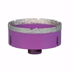 Sidamo - Trépan diamant à sec D105 105mm M14 - 11101466 Trépan à tête cannelée diamantée Perçage à sec ou à eau, horizontal o ...