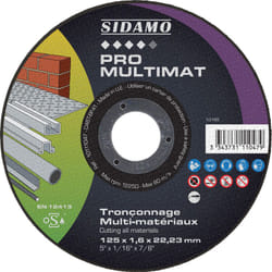 Disq. tronc pro multimat D.125 x 1.6 x 22,23 Sidamo 10111047