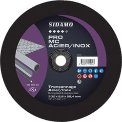 Sidamo - disq. tronc pro mc acier inox D.300 x 2.8 x 25,4 10111054