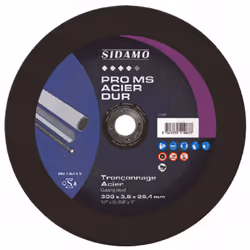 Disque haute performance pour travaux intensifs. Outil de tronçonnage pour les aciers. Avantage la durée de vie du disque sur ...