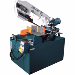 Cycle semi-automatique du ruban, de l'archet et de l'étau entièrement hydraulique. Archet en fonte d'aluminium très haute rig ...