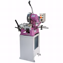 Tête pivotante à 45° à gauche et à droite. Étau à serrage rapide. Double étau anti-bavure. Mors mobile pour coupe à 45° à dro ...