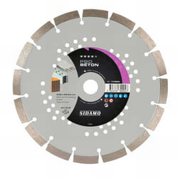 Sidamo - Disque diamant pro béton d. 230 x 22,23 x h 12 mm Béton / Béton armé - 11130004