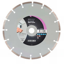 Sidamo - Disque diamant star béton d. 230 x 22,23 x h 7 mm Béton / Béton armé - 11130010