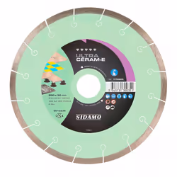 Disque à segments jointifs haut de gamme. Segments jointifs avec encoches tracées au laser pour une meilleure absorption des  ...