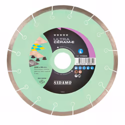 Disque à segments jointifs haut de gamme. Segments jointifs avec encoches tracées au laser pour une meilleure absorption des  ...